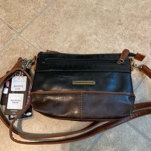 NWT Brown & Black Stone Mountain Purse